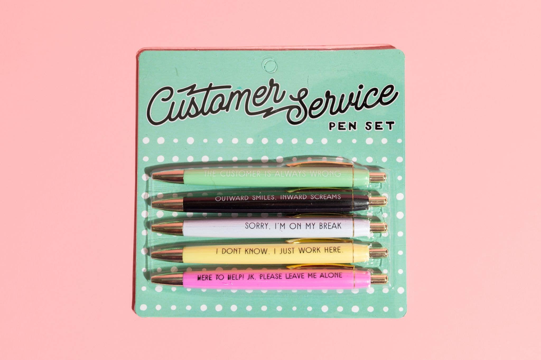 Customer Service Funny Pen Set