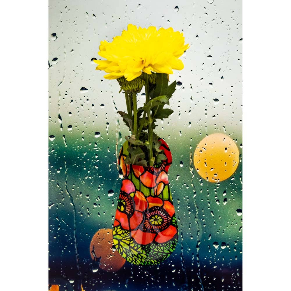 Louis C. Tiffany Poppies Suction Cup Vase
