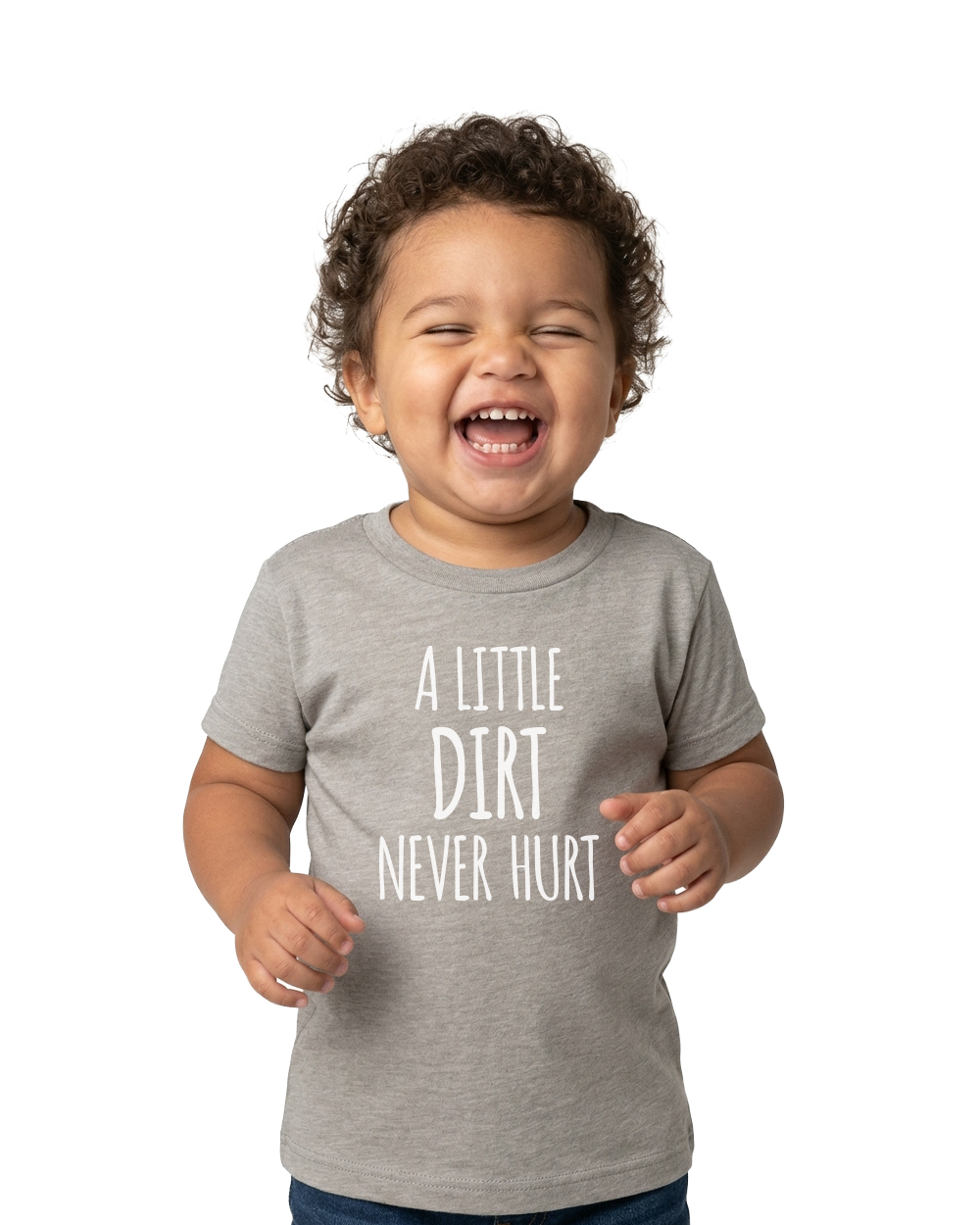A Little Dirt Never Hurt Kids Toddler Tee - Gardens of Honey