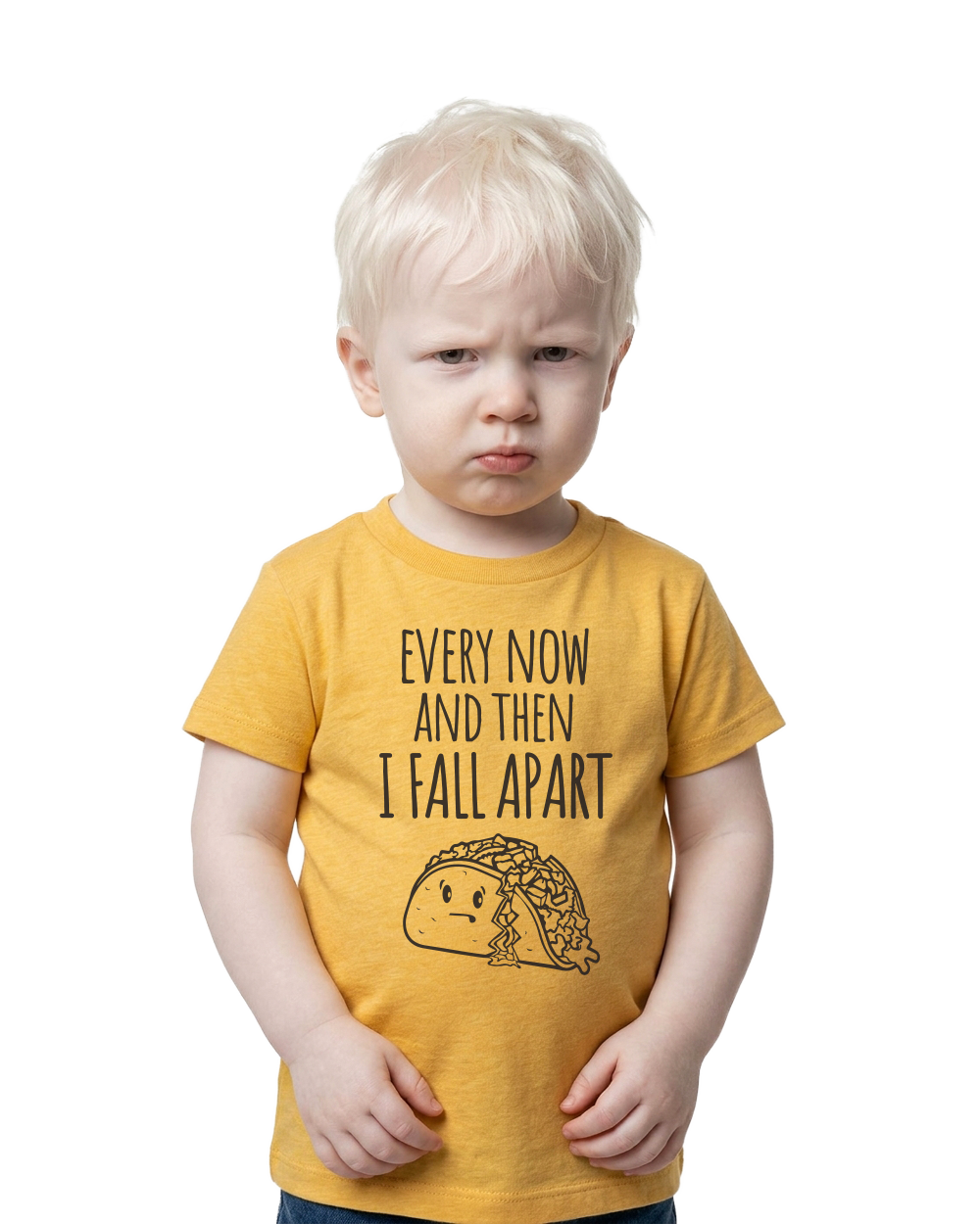 Every Now and Then I Fall Apart Toddler Kids Tee - Gardens of Honey