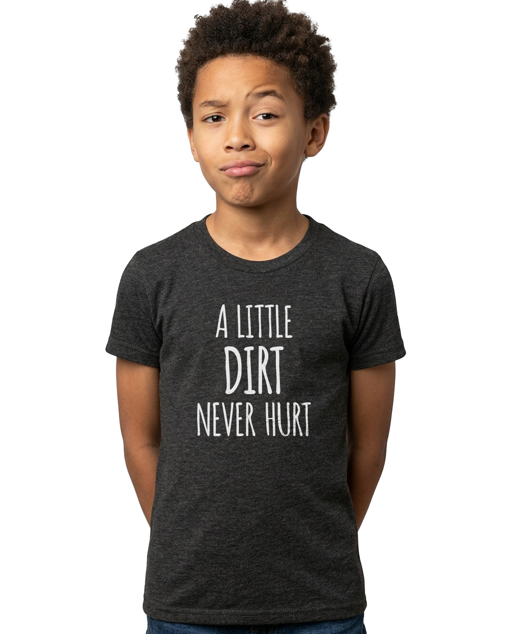 A Little Dirt Never Hurt Youth Tee - Gardens of Honey