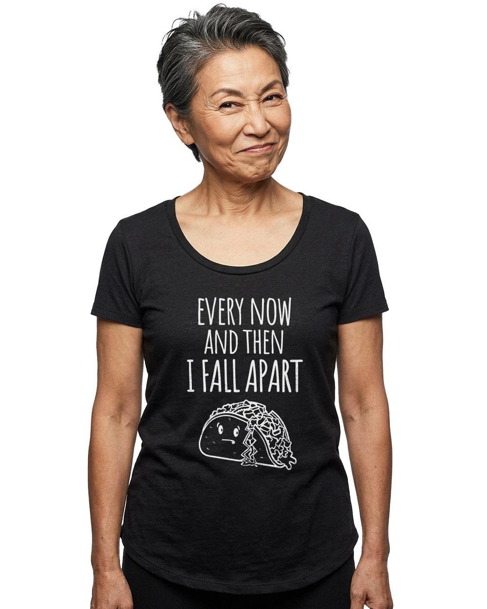 Every Now and Then I Fall Apart Women's Scoop Neck T-Shirt - Gardens of Honey