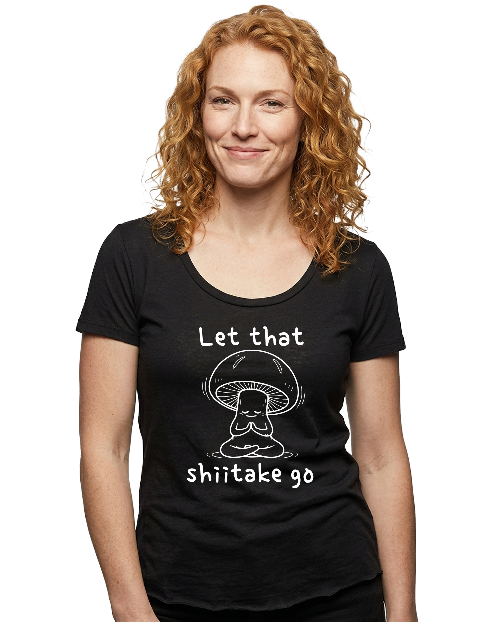 Let That Shiitake Go Women's Scoop Neck T-Shirt