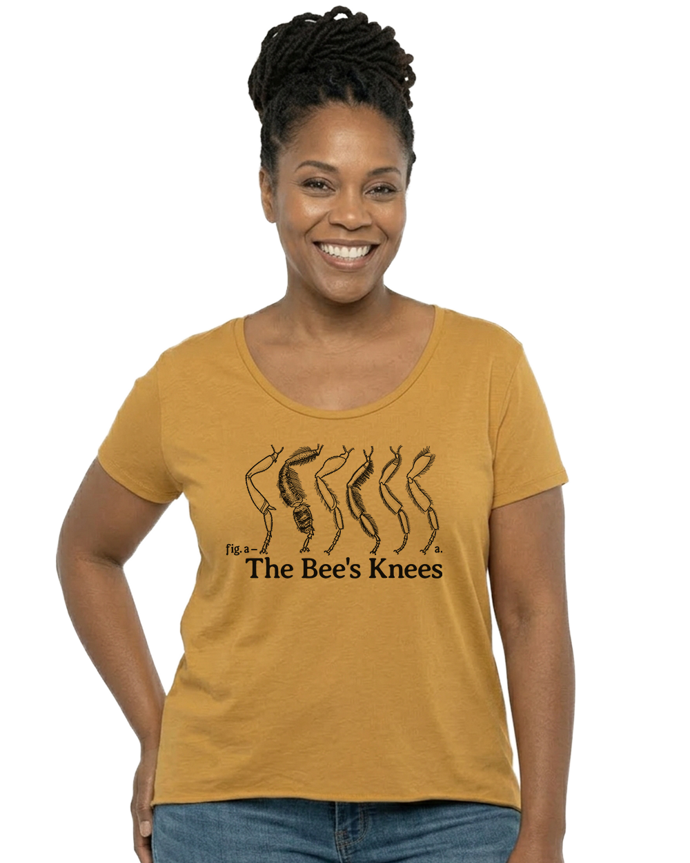 The Bee's Knees Women's Scoop Neck T-Shirt - Gardens of Honey