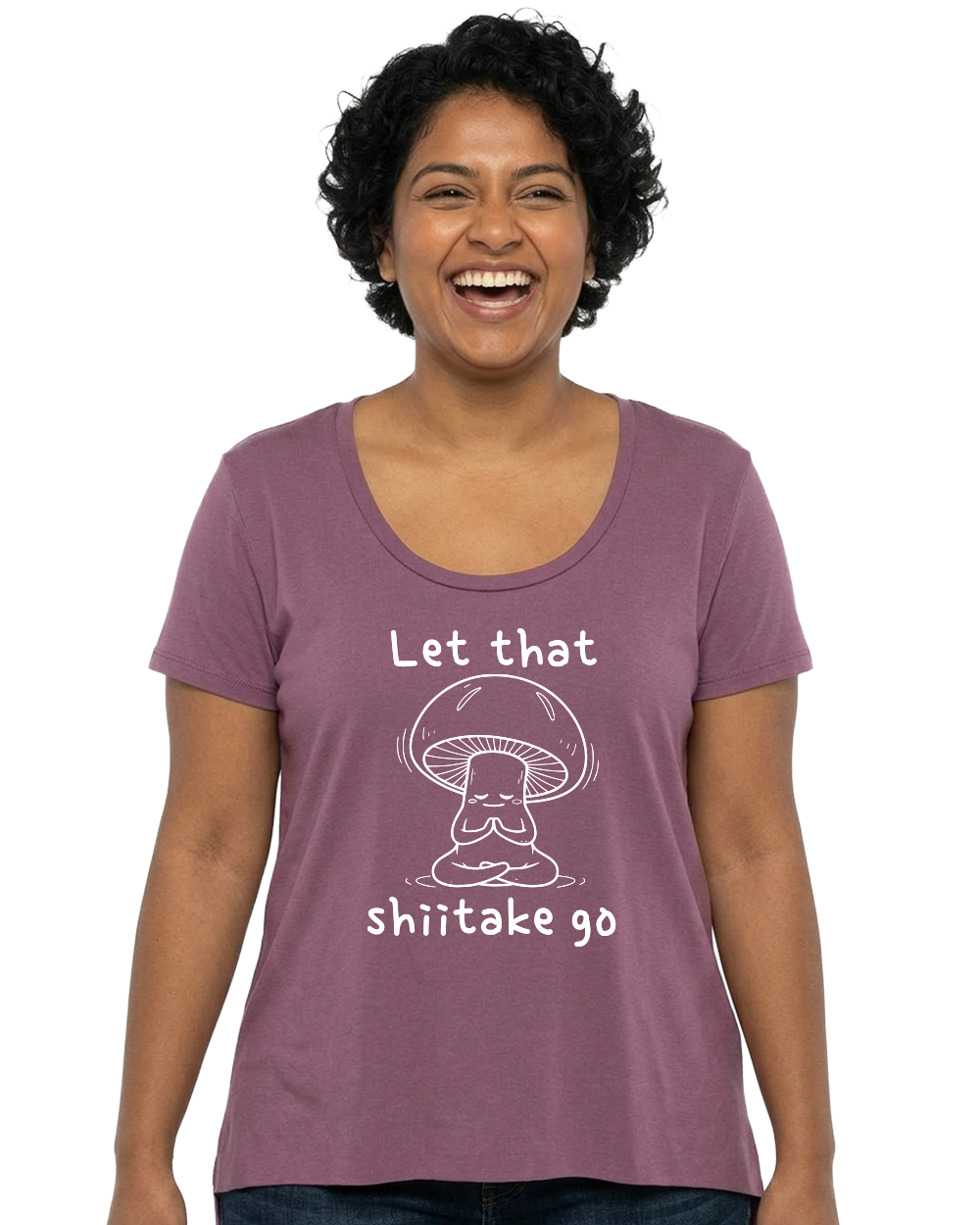 Let That Shiitake Go Women's Scoop Neck T-Shirt
