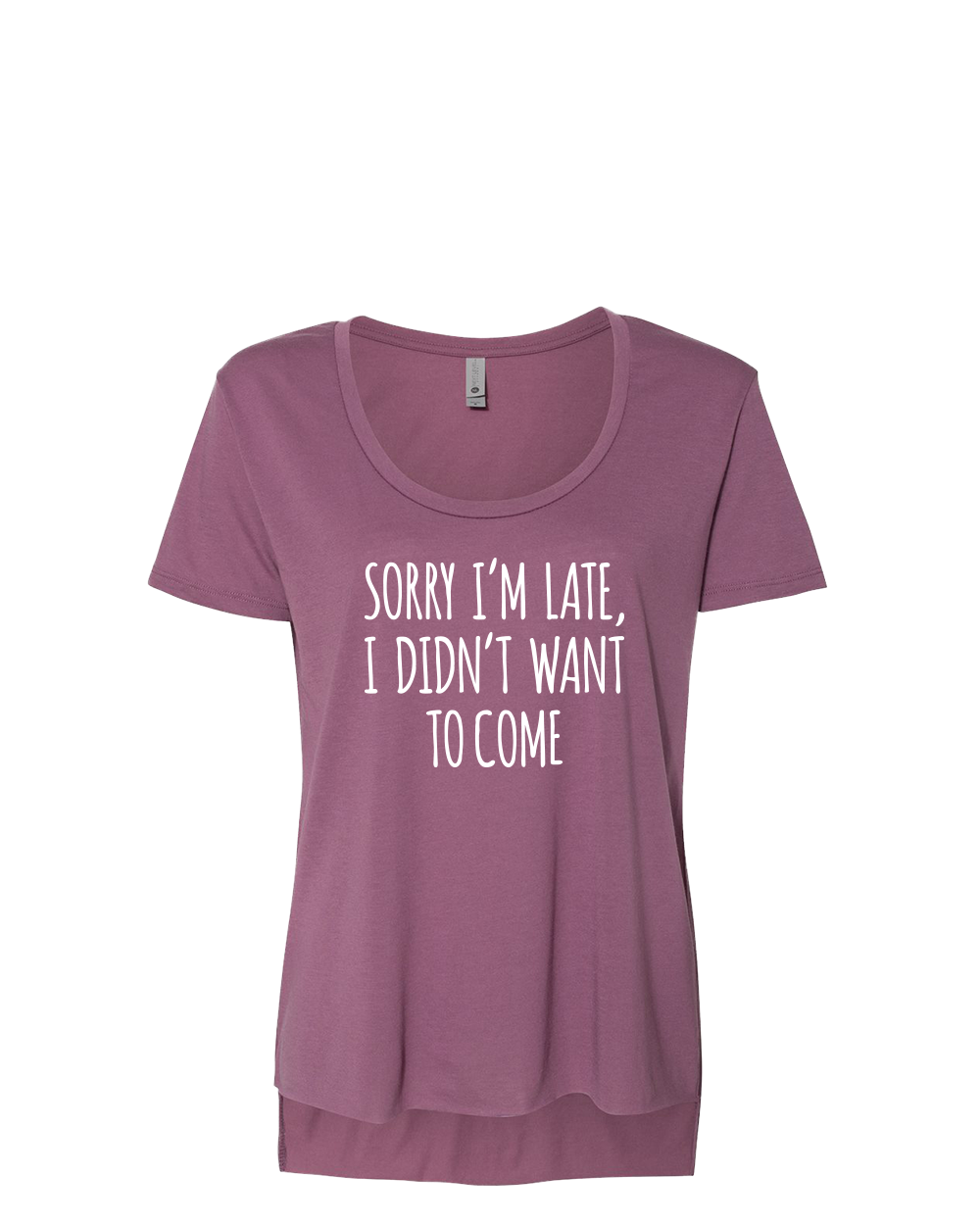 Sorry I'm Late Women's Scoop Neck T-Shirt - Gardens of Honey