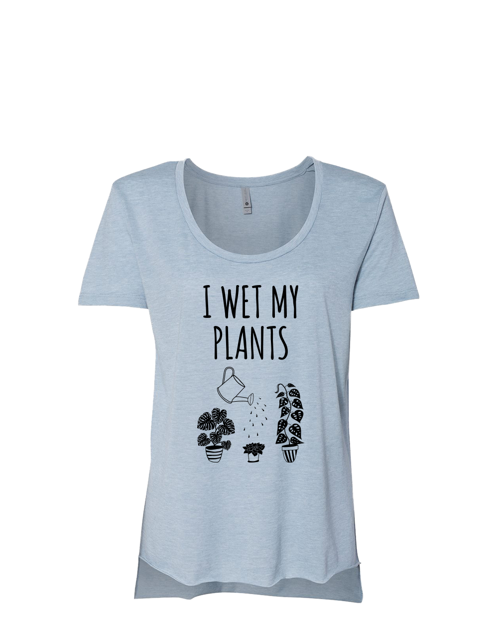 I Wet My Plants Women's Scoop Neck T-Shirt - Gardens of Honey