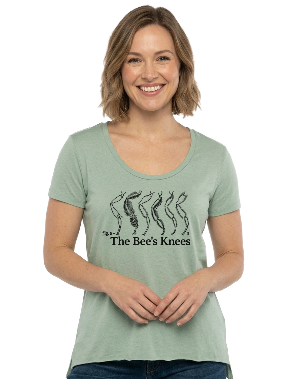 The Bee's Knees Women's Scoop Neck T-Shirt - Gardens of Honey