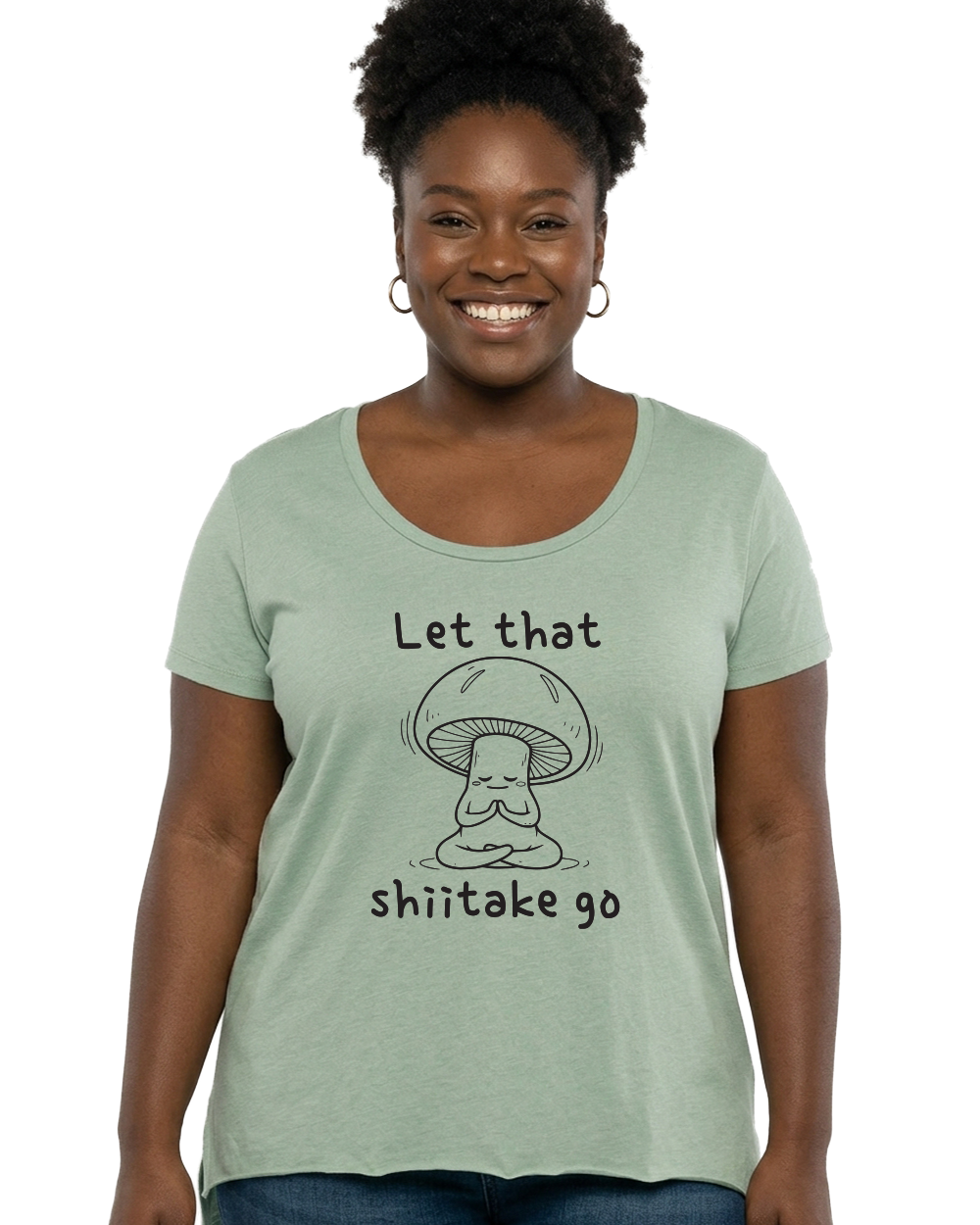 Let That Shiitake Go Women's Scoop Neck T-Shirt