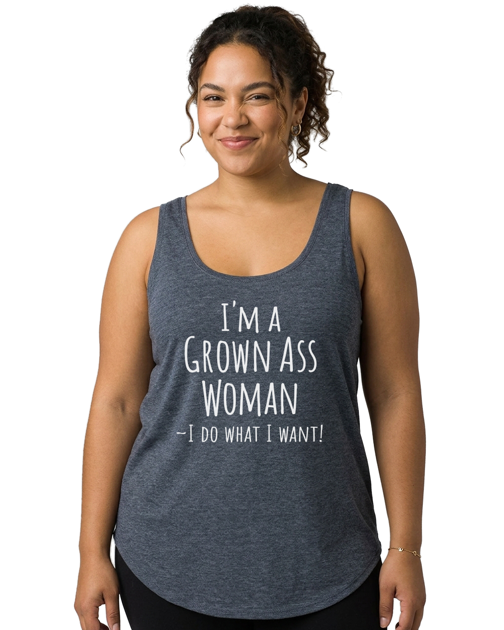 I'm a Grown Ass Woman Women's Festival Tank - Gardens of Honey