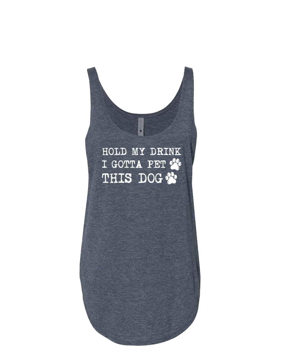 Hold My Drink I Gotta Pet This Dog Women's Festival Tank