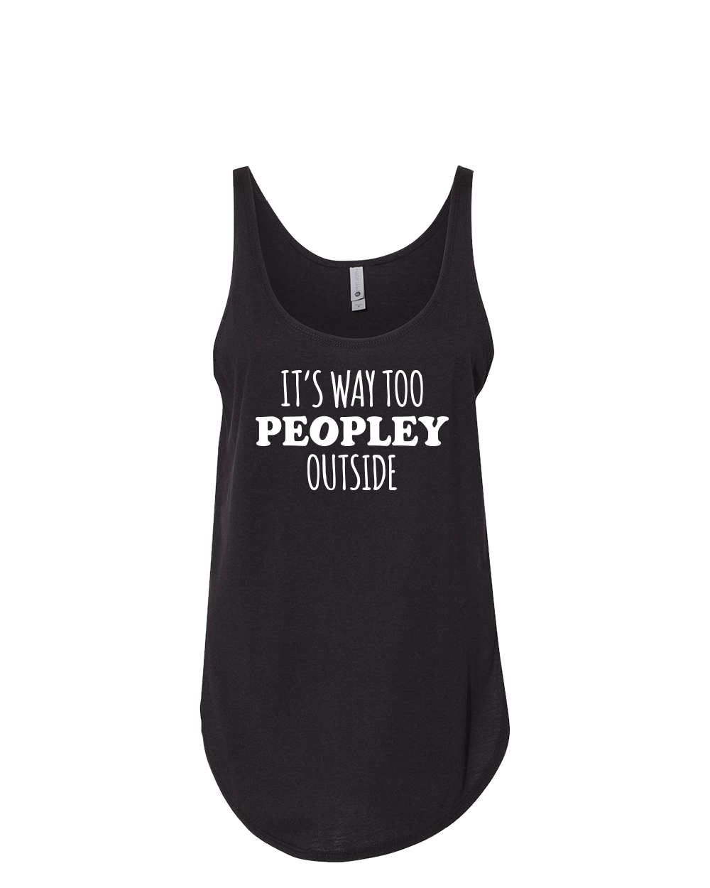It's Way Too Peopley Outside Women's Festival Tank