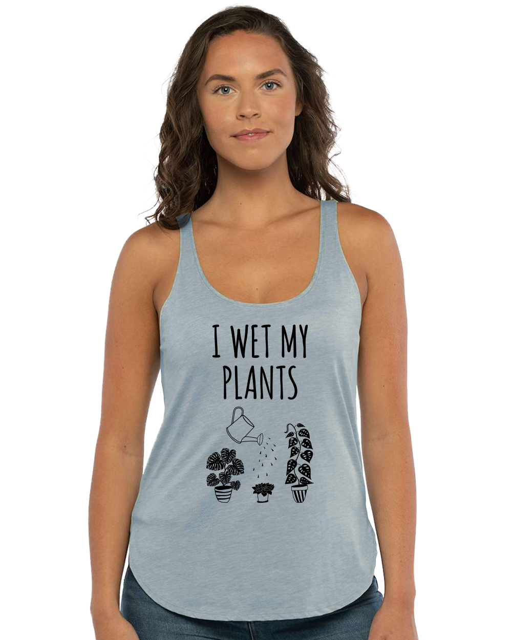 I Wet My Plants Women's Festival Tank