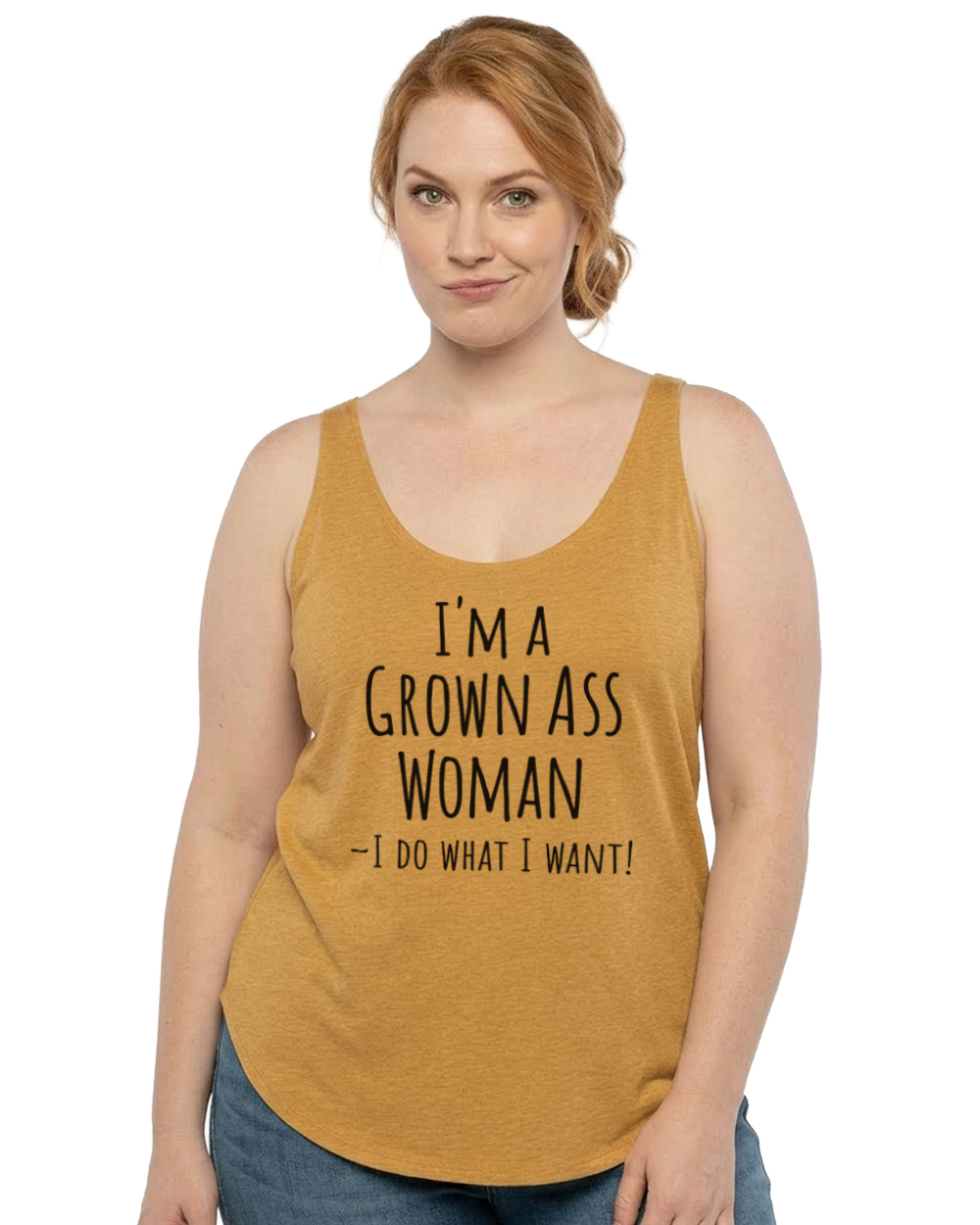 I'm a Grown Ass Woman Women's Festival Tank - Gardens of Honey