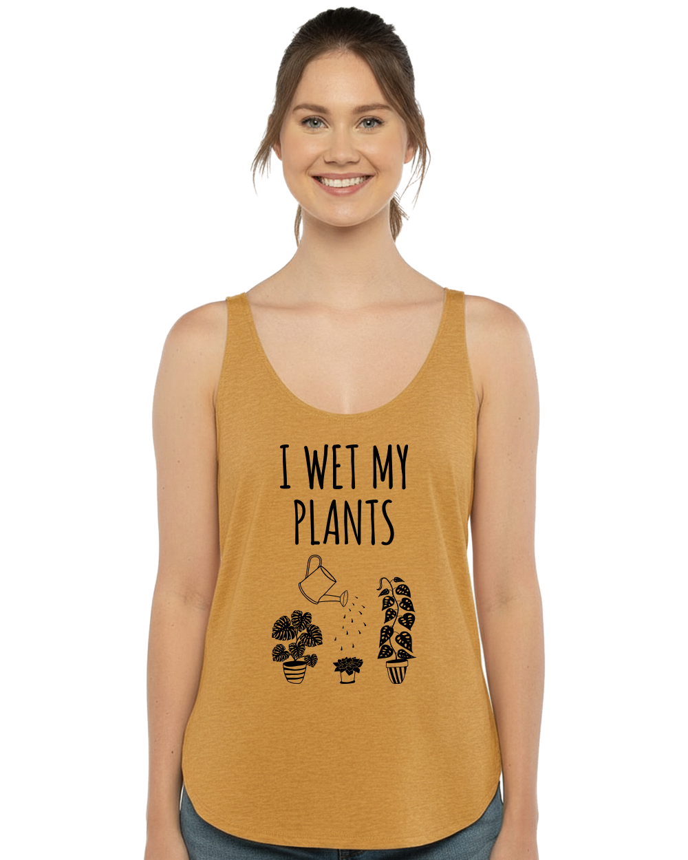 I Wet My Plants Women's Festival Tank