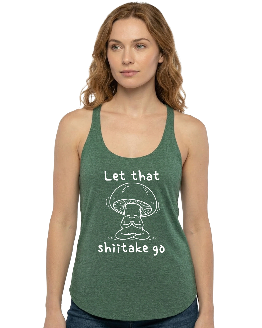 Let That Shiitake Go Women's Festival Tank - Gardens of Honey