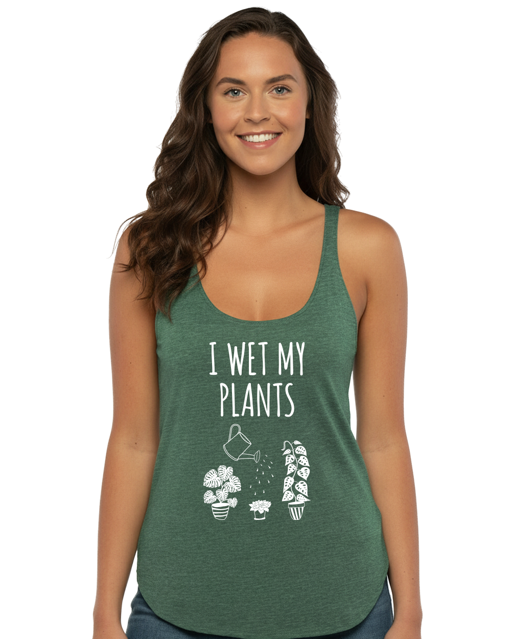 I Wet My Plants Women's Festival Tank