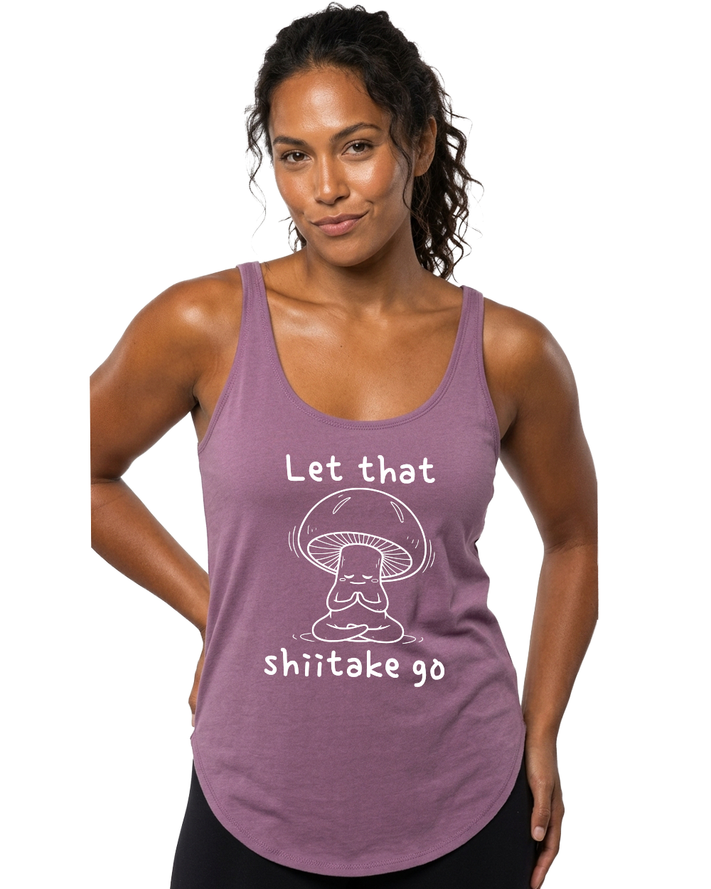 Let That Shiitake Go Women's Festival Tank - Gardens of Honey
