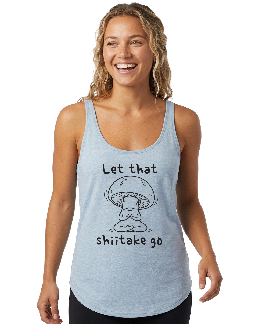 Let That Shiitake Go Women's Festival Tank - Gardens of Honey