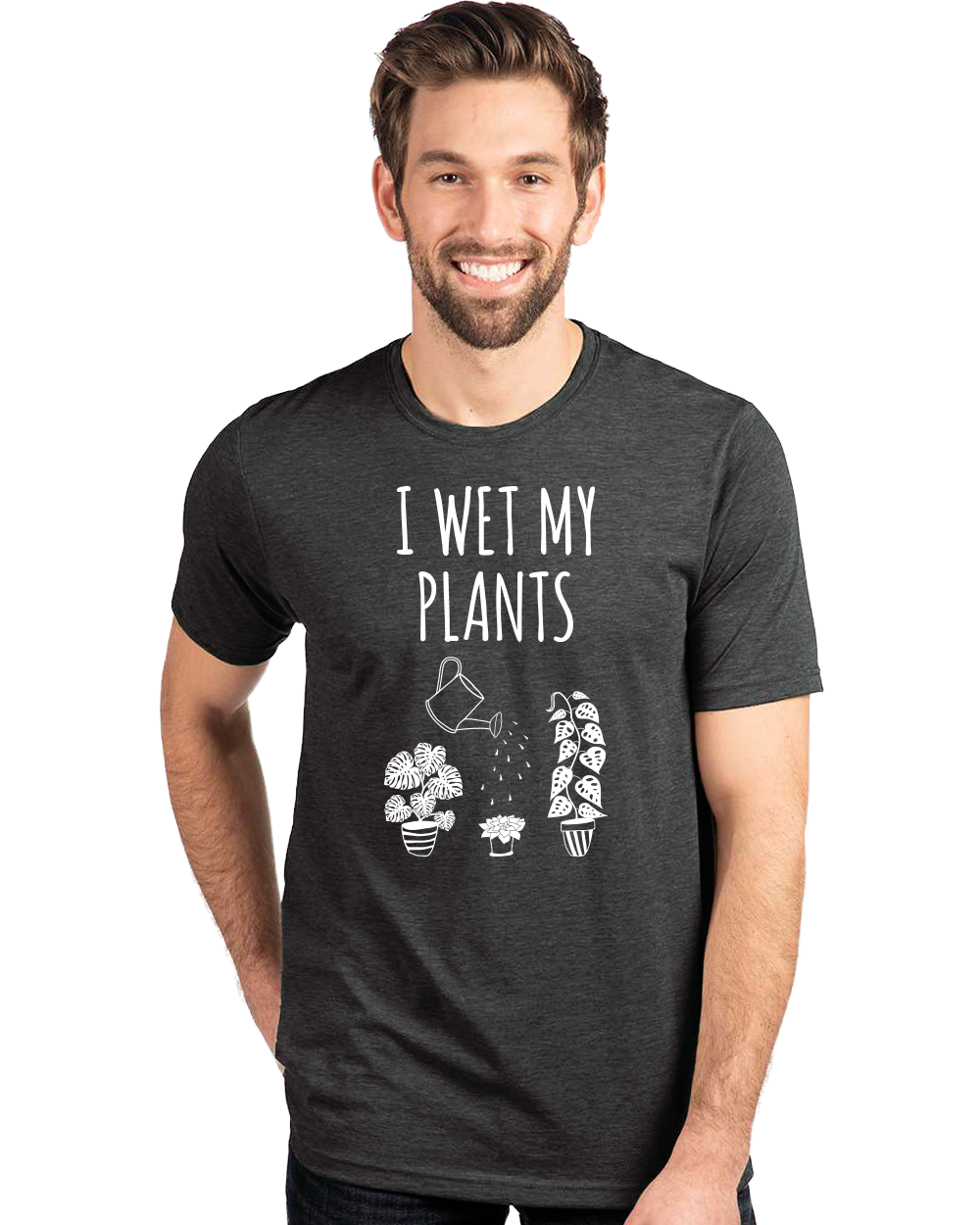 I Wet My Plants Unisex Crew Neck T-Shirt