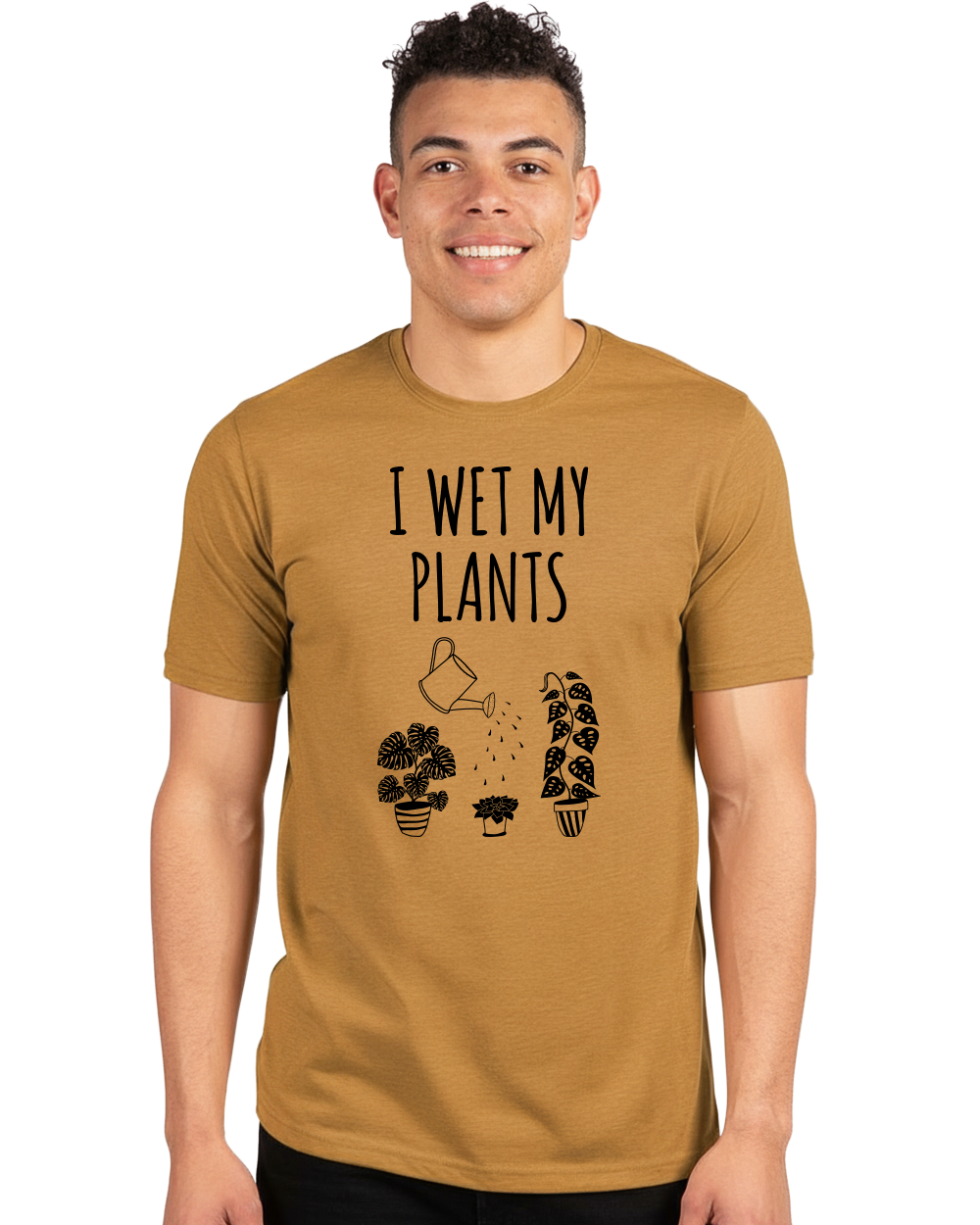 I Wet My Plants Unisex Crew Neck T-Shirt
