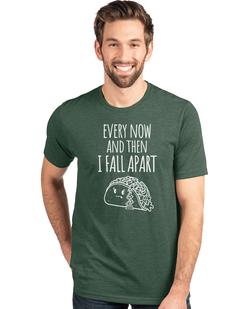 Every Now and Then I Fall Apart Unisex Crew Neck T-Shirt - Gardens of Honey