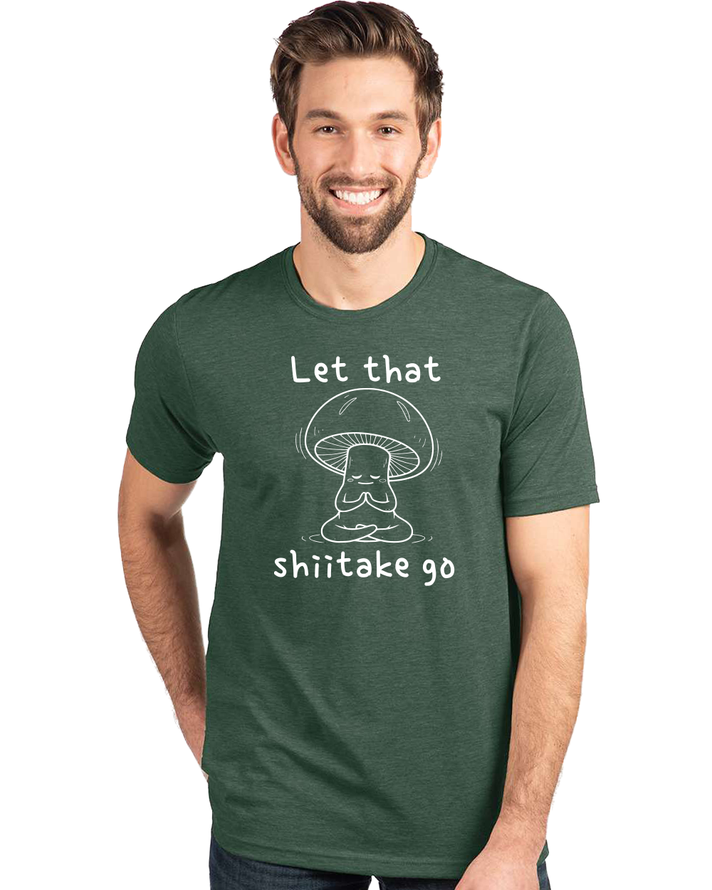 Let That Shiitake Go Unisex Crew Neck T-Shirt - Gardens of Honey