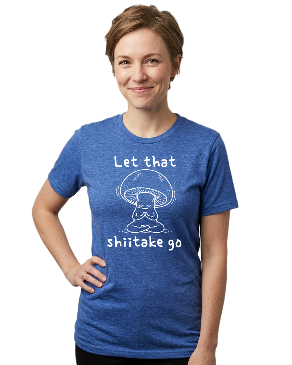 Let That Shiitake Go Unisex Crew Neck T-Shirt - Gardens of Honey