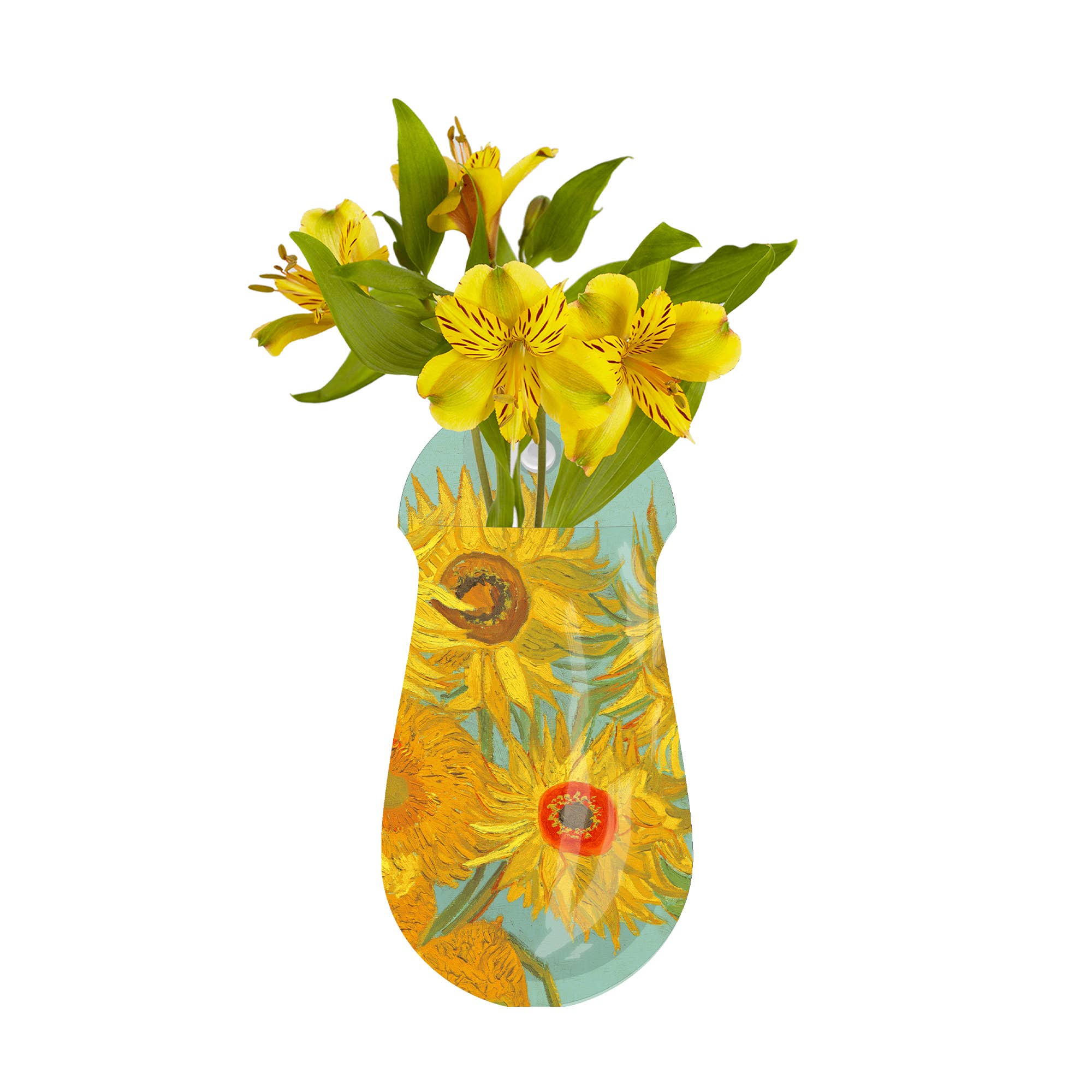 Van Gogh Sunflowers Suction Cup Vase