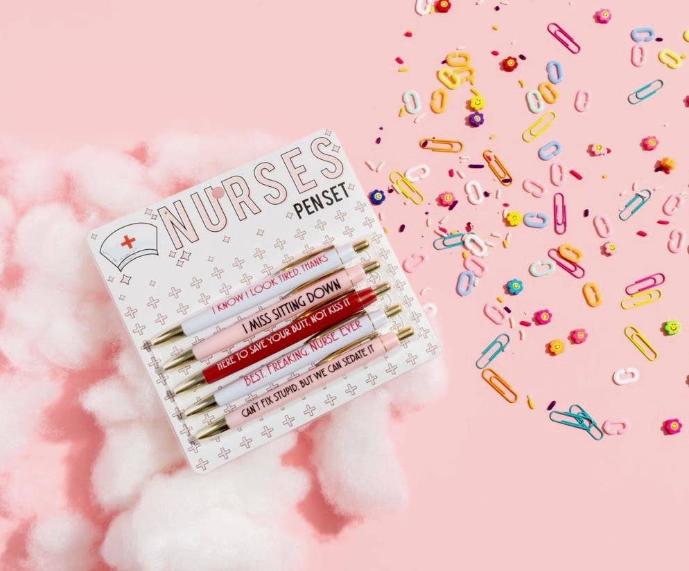 Nurses Funny Pen Set
