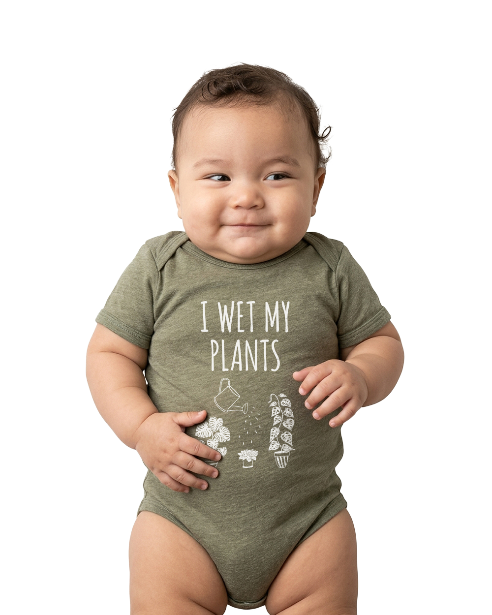 I Wet My Plants Baby Bodysuit | Infant Onesie - Gardens of Honey
