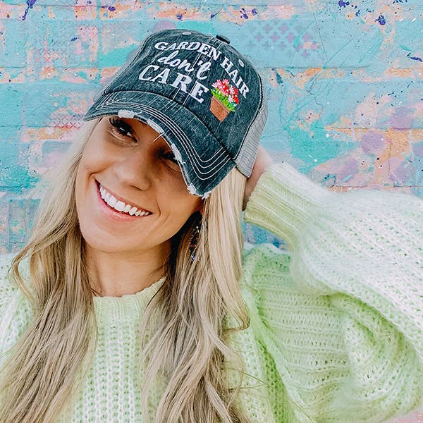 Garden Hair Don't Care Trucker Hat