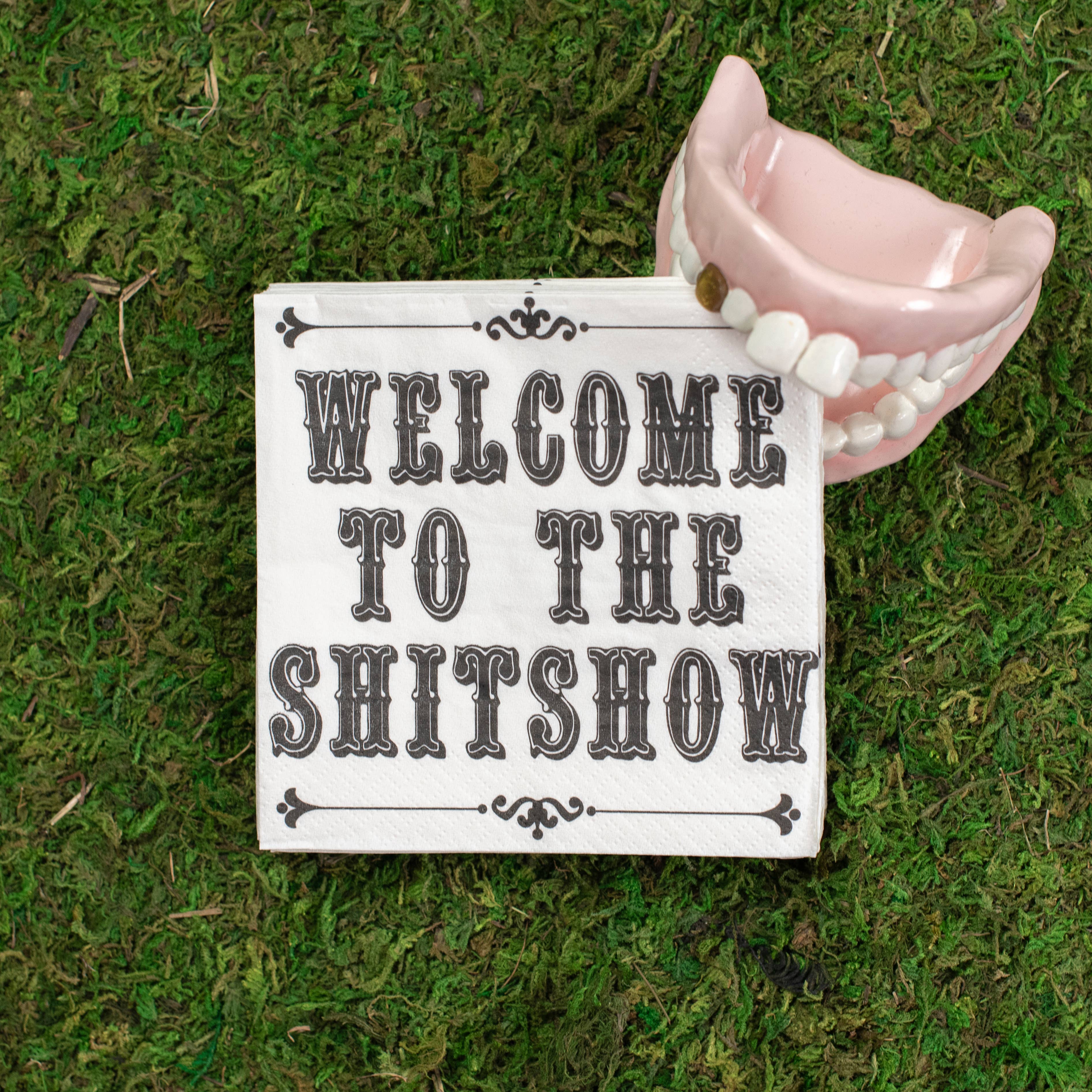 Welcome To The Shitshow | Funny Cocktail Napkins