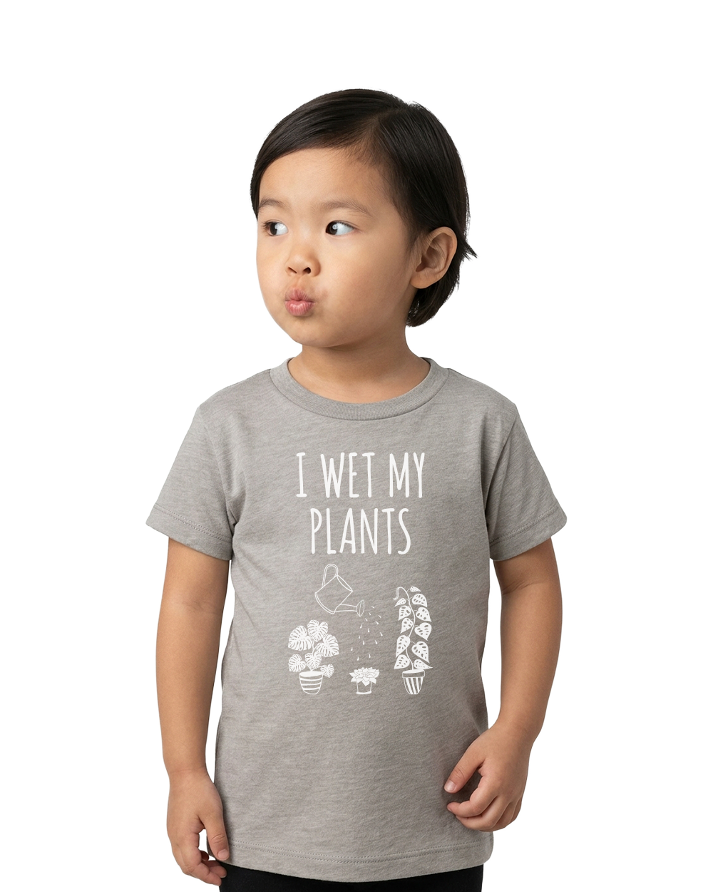 I Wet My Plants Toddler Kids Tee - Gardens of Honey