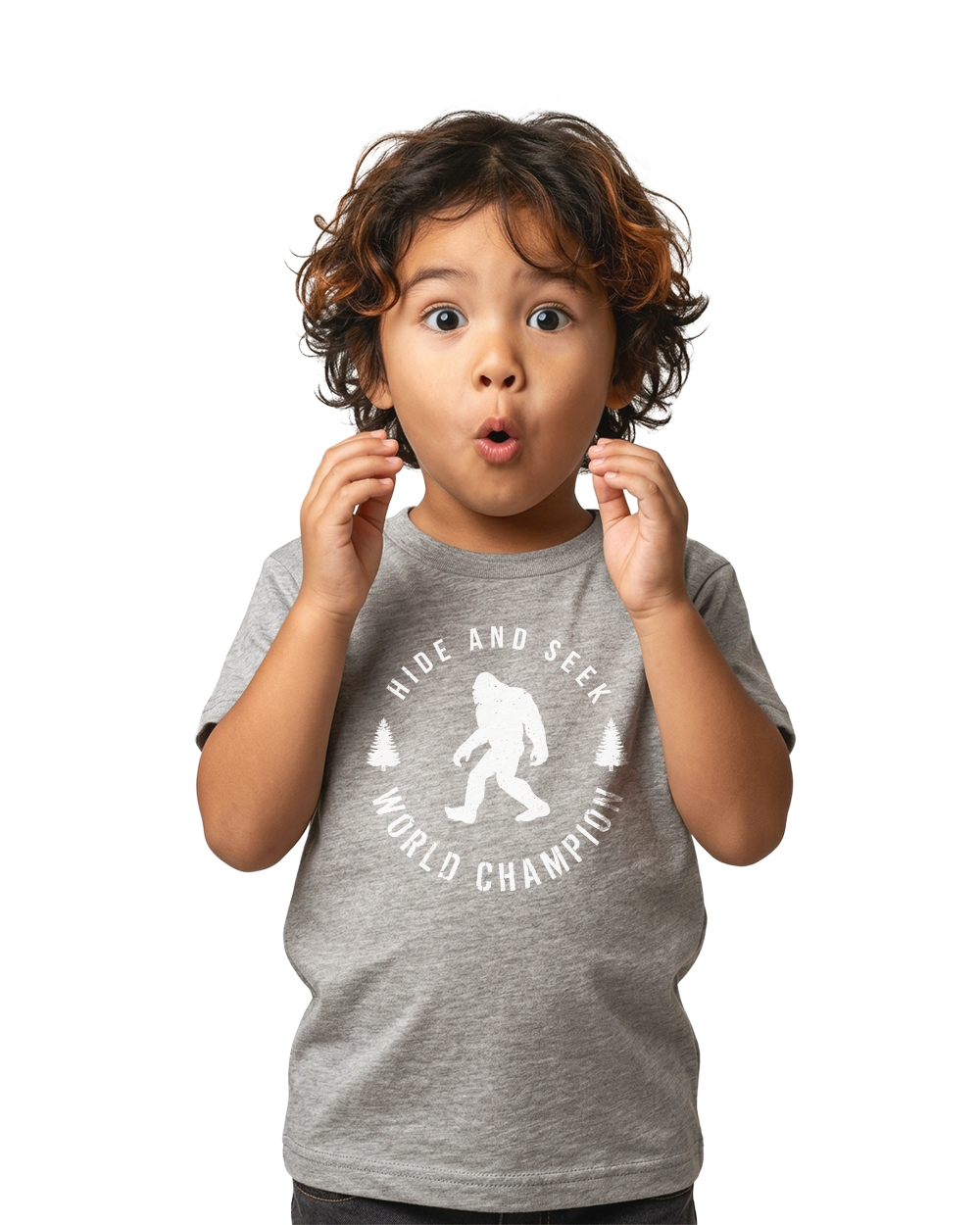 Hide and Seek World Champion Toddler Kids Tee - Gardens of Honey