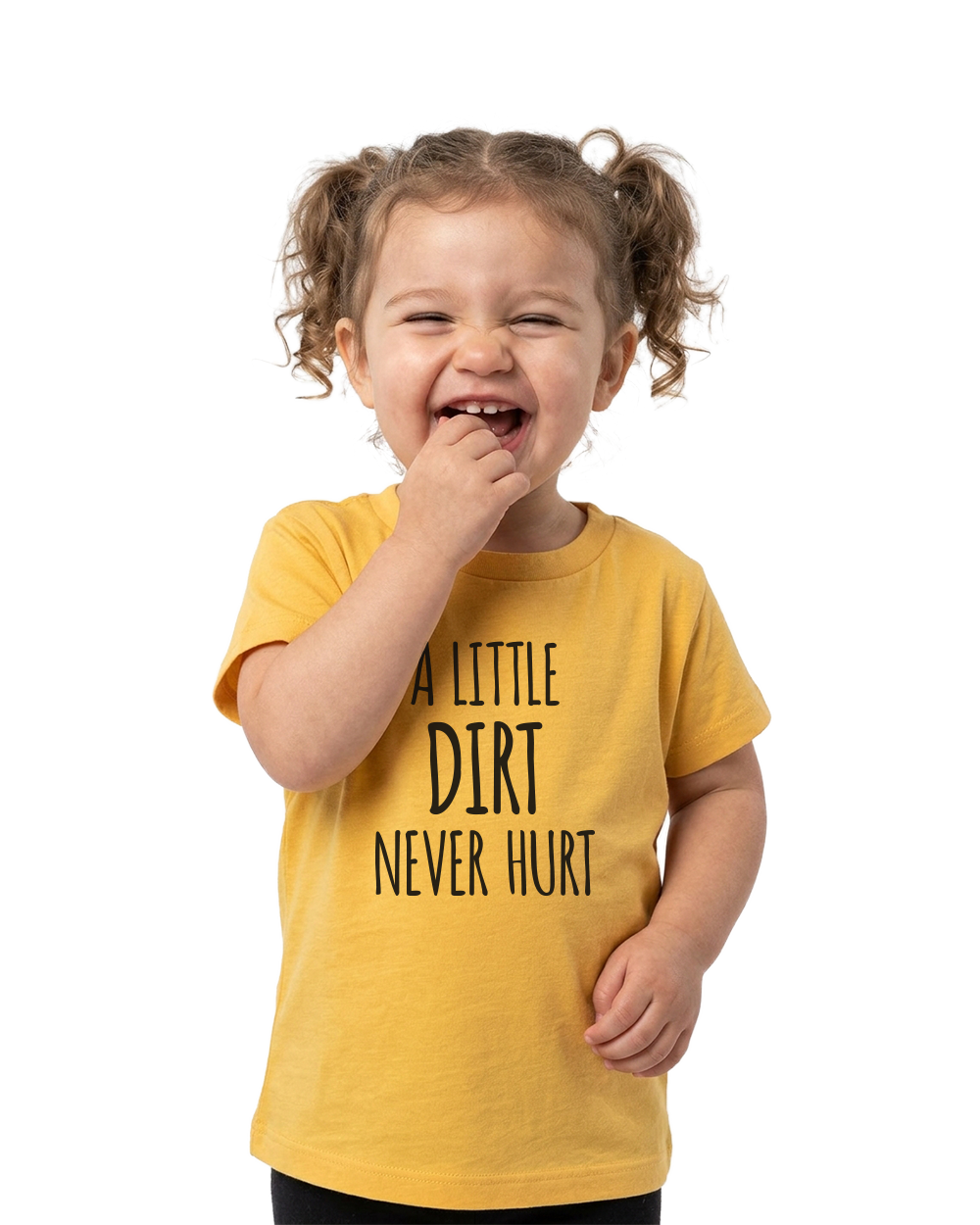 A Little Dirt Never Hurt Kids Toddler Tee - Gardens of Honey