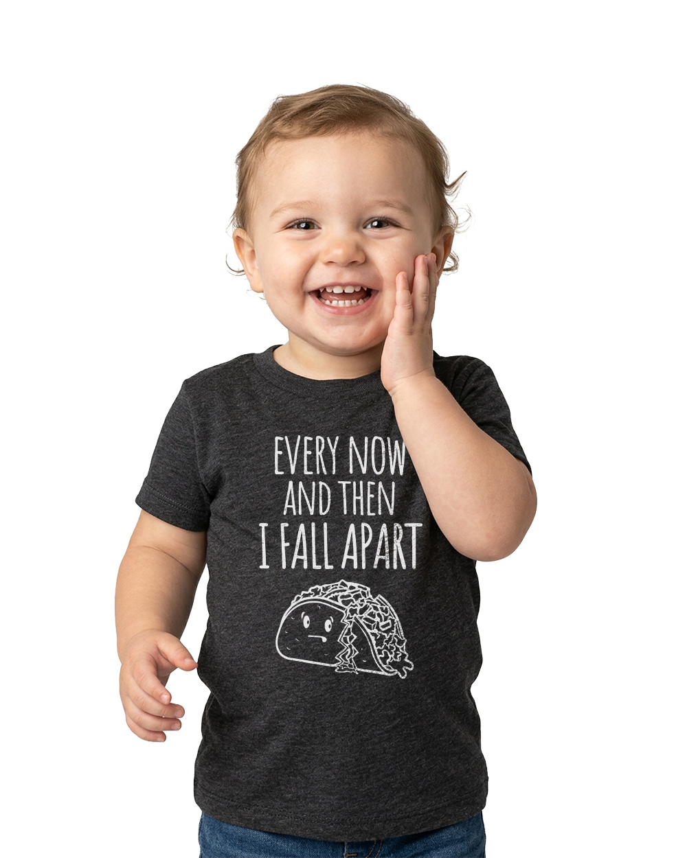 Every Now and Then I Fall Apart Toddler Kids Tee - Gardens of Honey