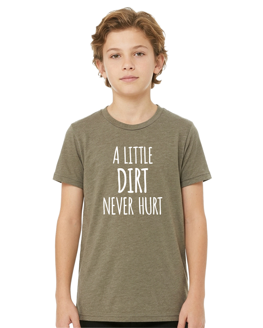 A Little Dirt Never Hurt Youth Tee - Gardens of Honey