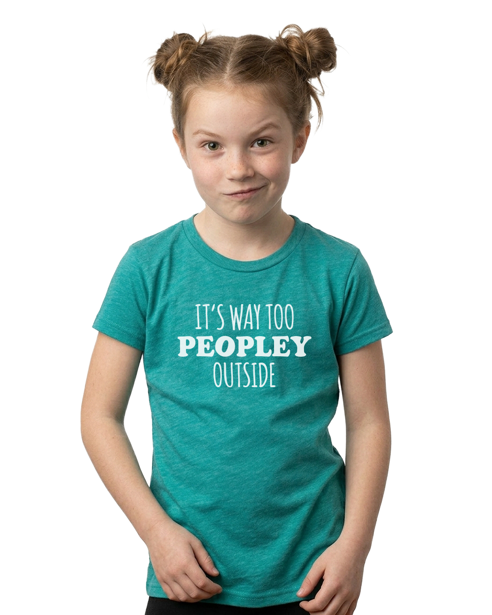 It's Way Too Peopley Outside Youth Tee - Gardens of Honey