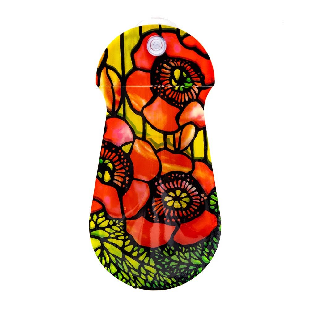 Louis C. Tiffany Poppies Suction Cup Vase