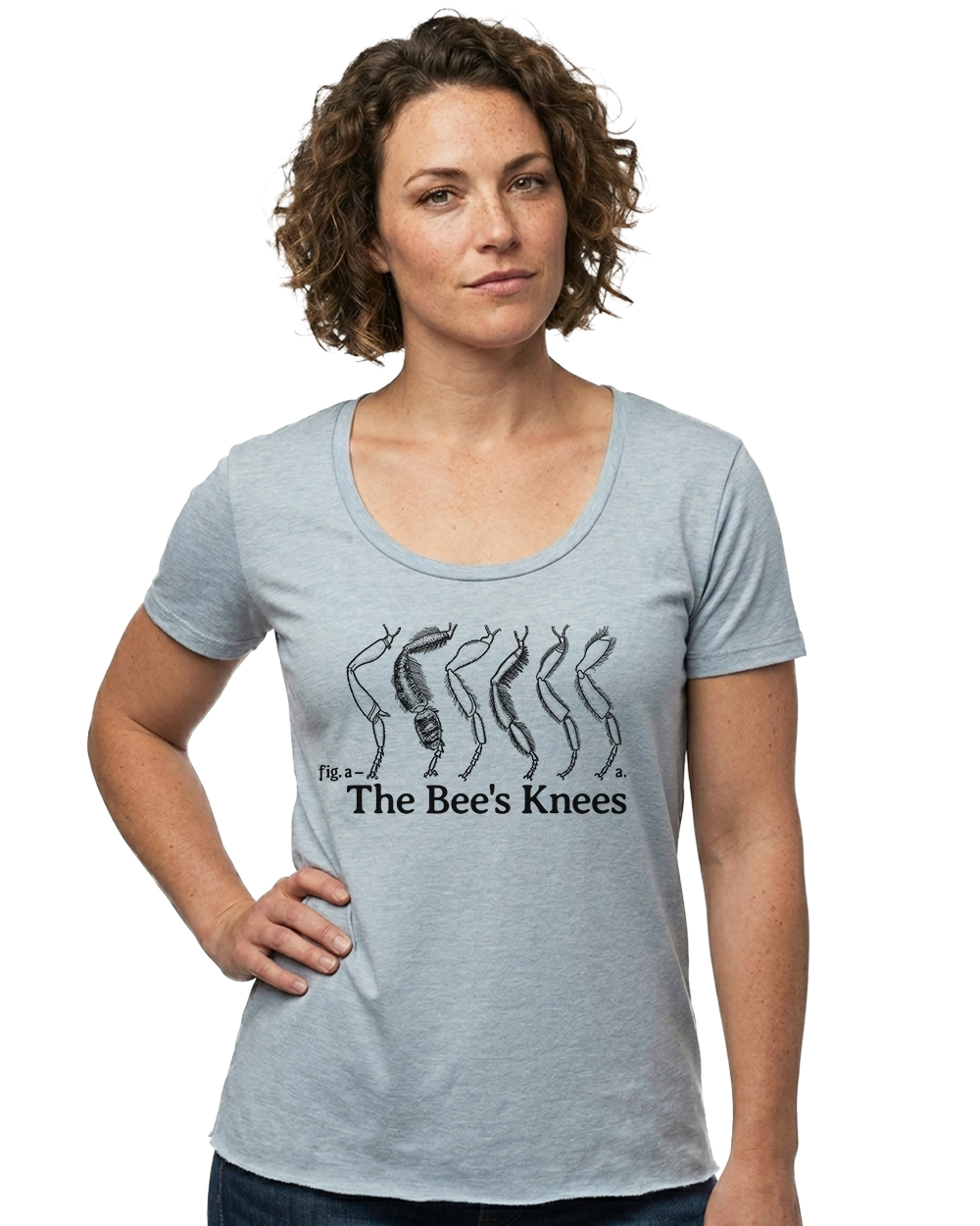 The Bee's Knees Women's Scoop Neck T-Shirt - Gardens of Honey