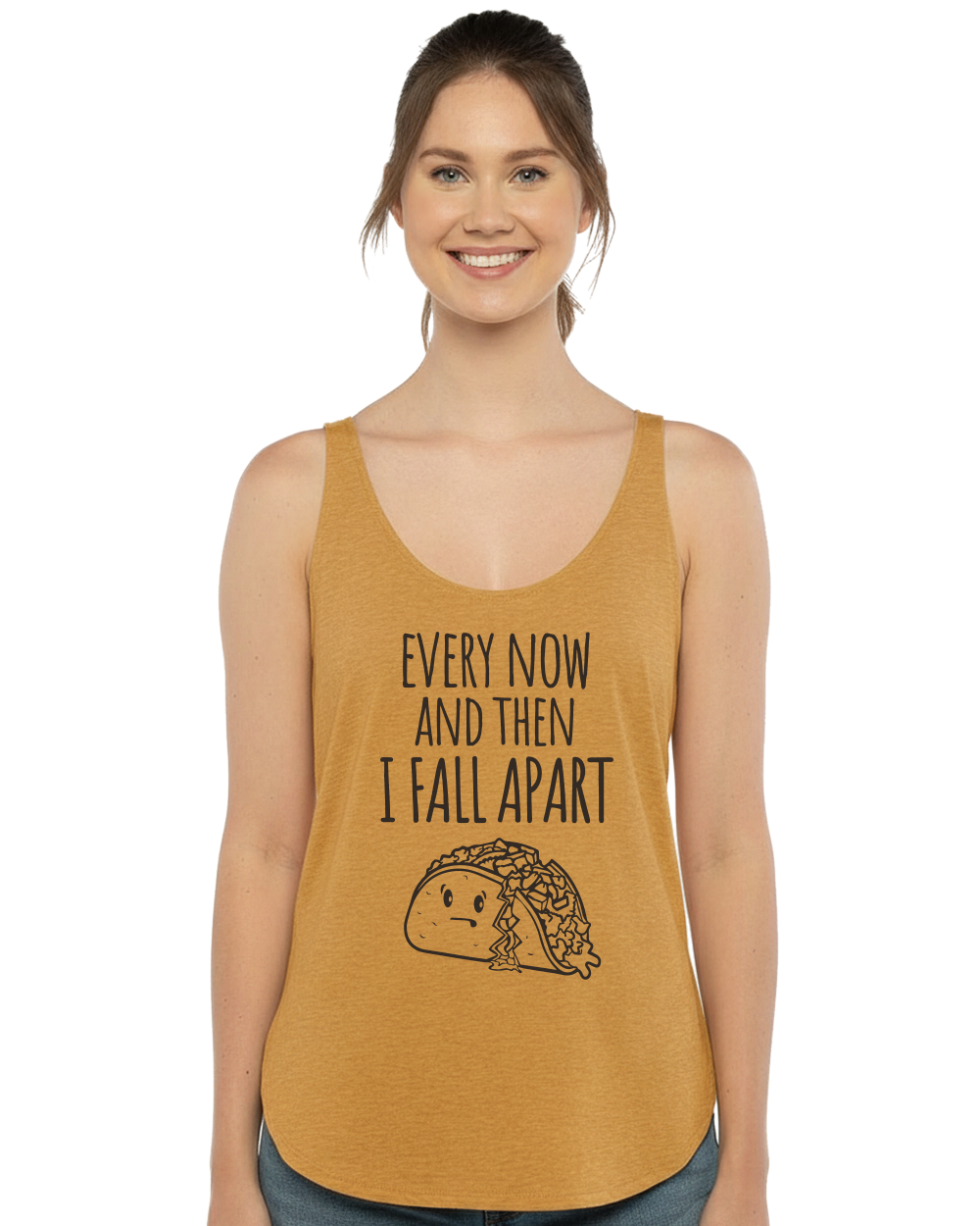 Every Now and Then I Fall Apart Women's Festival Tank - Gardens of Honey