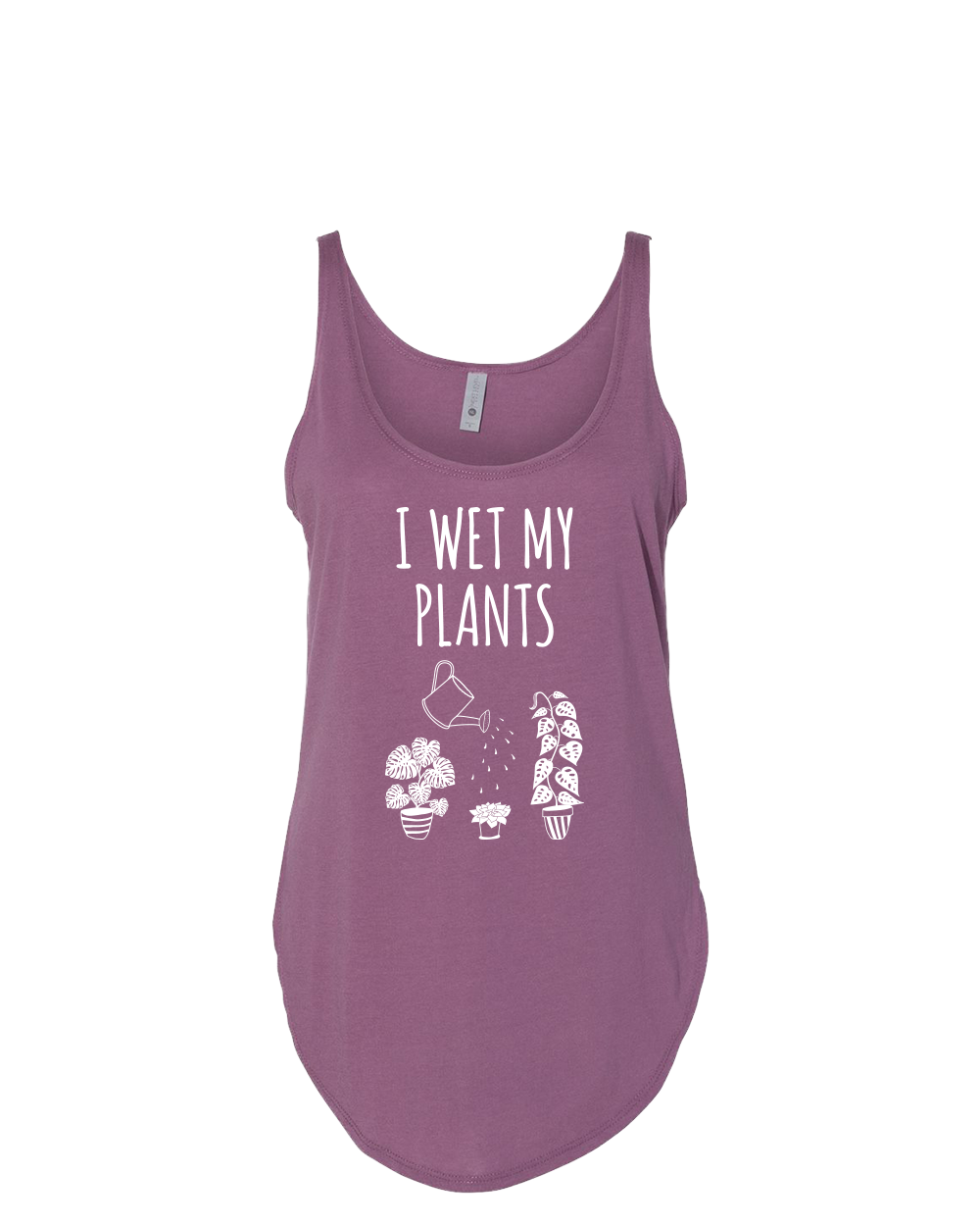 I Wet My Plants Women's Festival Tank