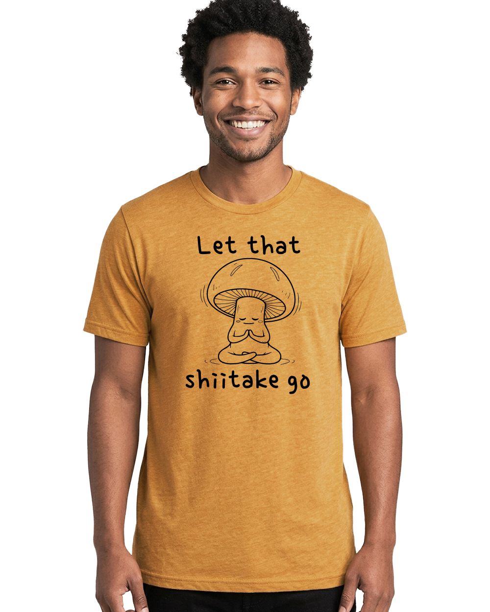 Let That Shiitake Go Unisex Crew Neck T-Shirt - Gardens of Honey