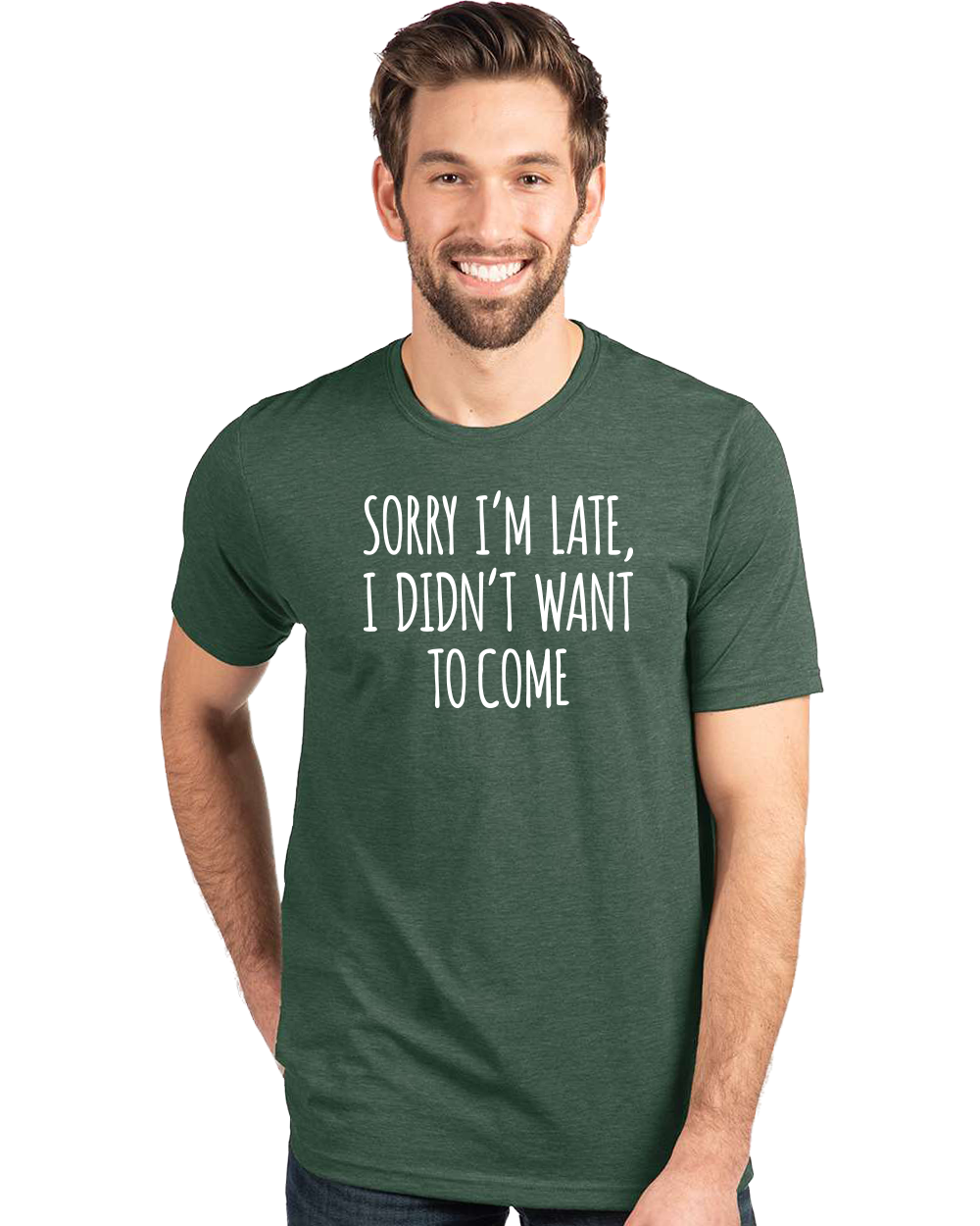 Sorry I'm Late Unisex Crew Neck T-Shirt