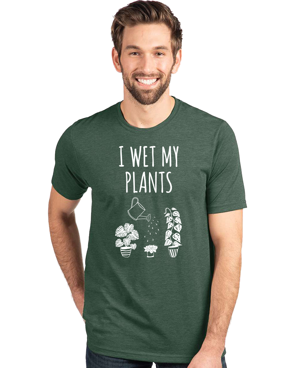 I Wet My Plants Unisex Crew Neck T-Shirt