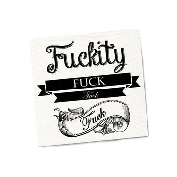 Fuckity Fuck Fuck | Funny Cocktail Napkins