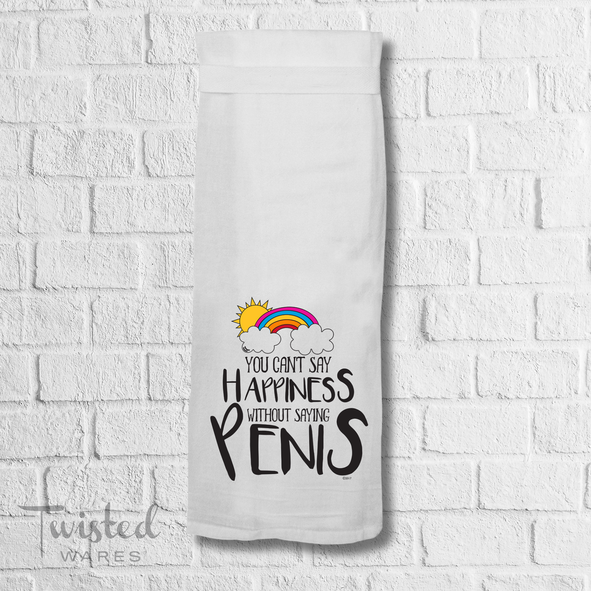 You Can't Say Happiness Without Saying Penis | Kitchen Towel