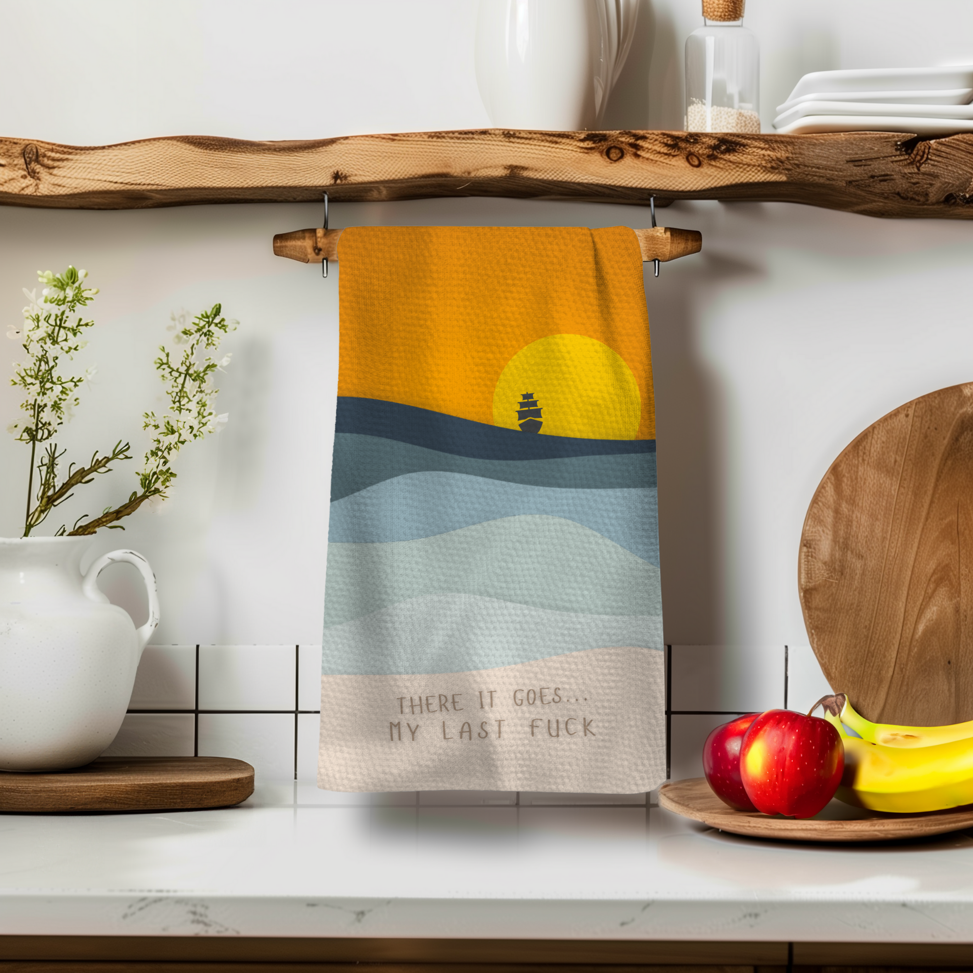 There It Goes Tea Towel - Gardens of Honey