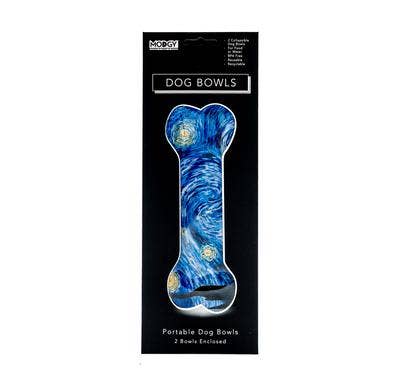 Vincent van Gogh Starry Night Reusable Dog Bowl